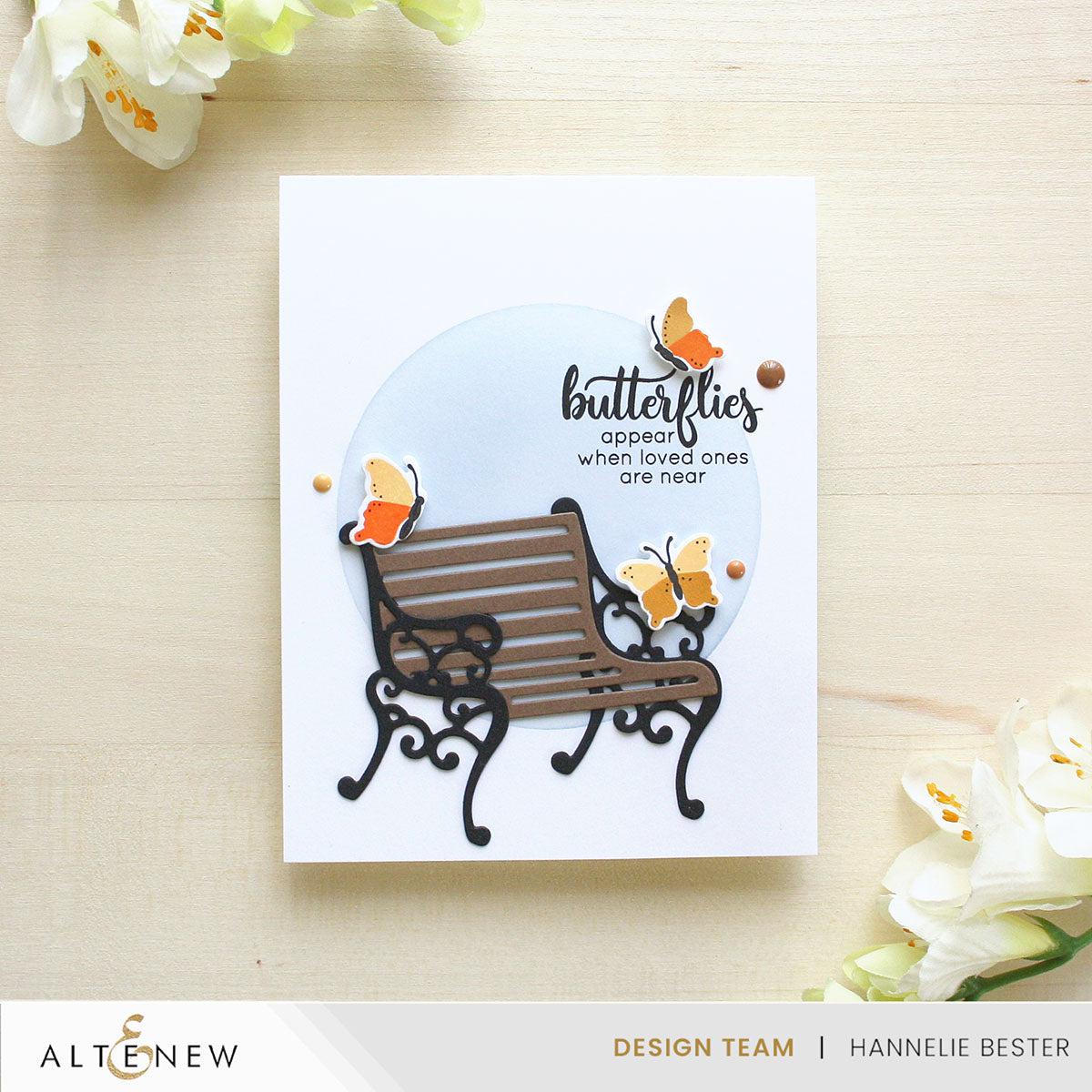 Altenew - Clear Stamps &amp; Dies - Mini Delight: Garden Bench-ScrapbookPal