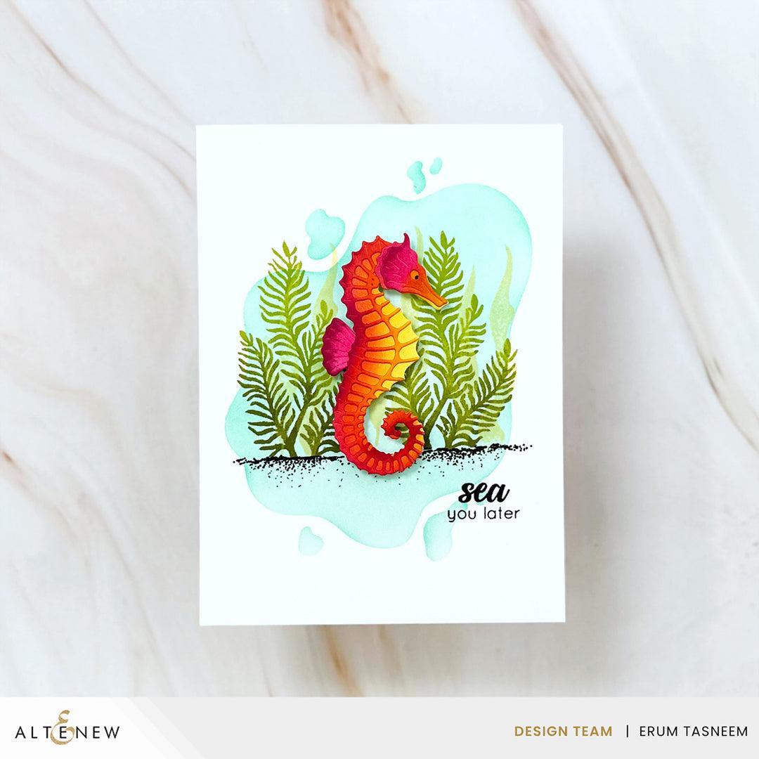 Altenew - Clear Stamps &amp; Dies - Mini Delight: Graceful Seahorse-ScrapbookPal