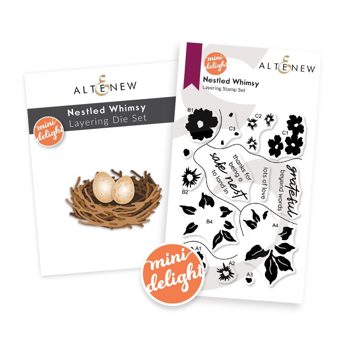 Altenew - Clear Stamps &amp; Dies - Mini Delight: Nestled Whimsy-ScrapbookPal