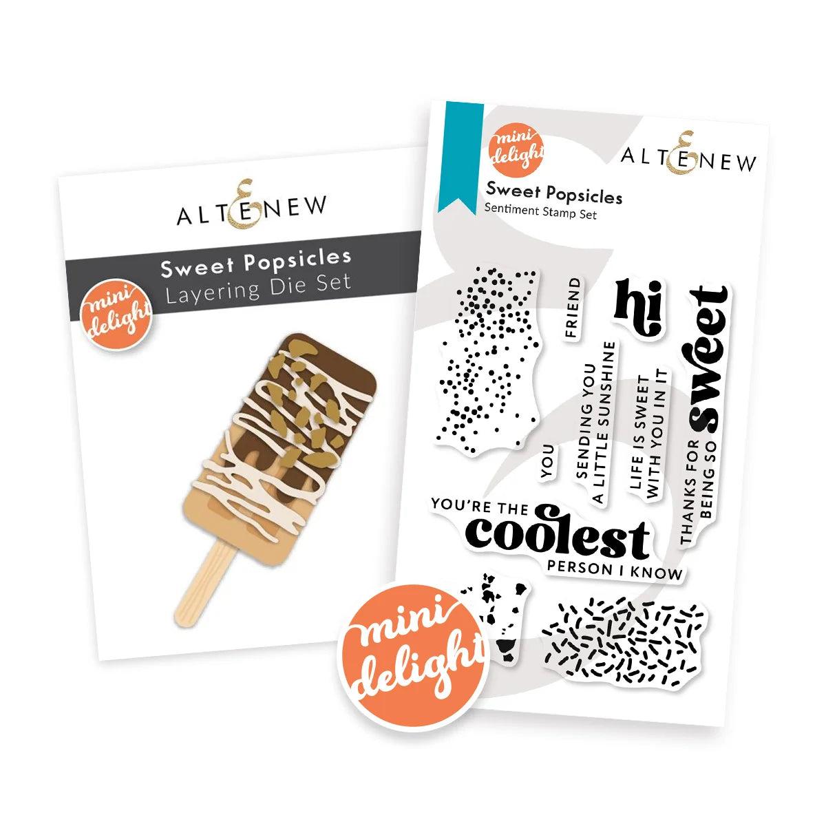 Altenew - Clear Stamps &amp; Dies - Mini Delight: Sweet Popsicles-ScrapbookPal