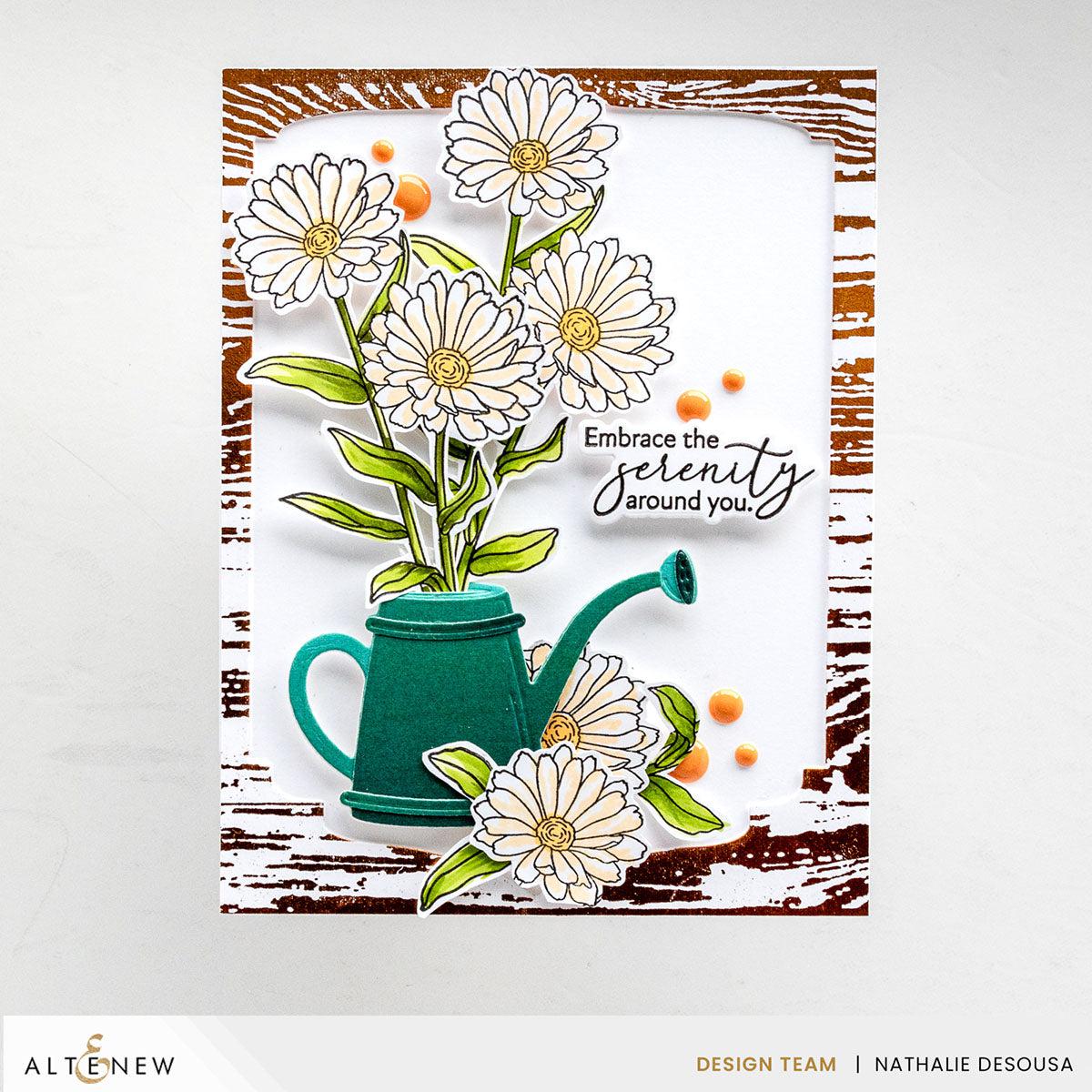 Altenew - Clear Stamps &amp; Dies - Mini Delight: Watering Daisies-ScrapbookPal