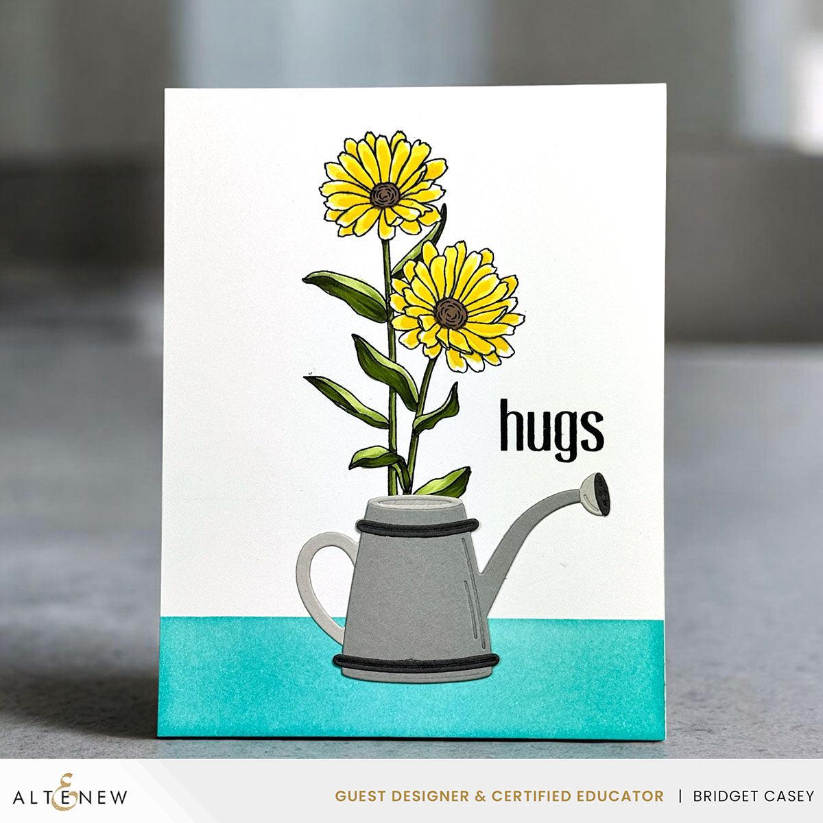Altenew - Clear Stamps &amp; Dies - Mini Delight: Watering Daisies-ScrapbookPal