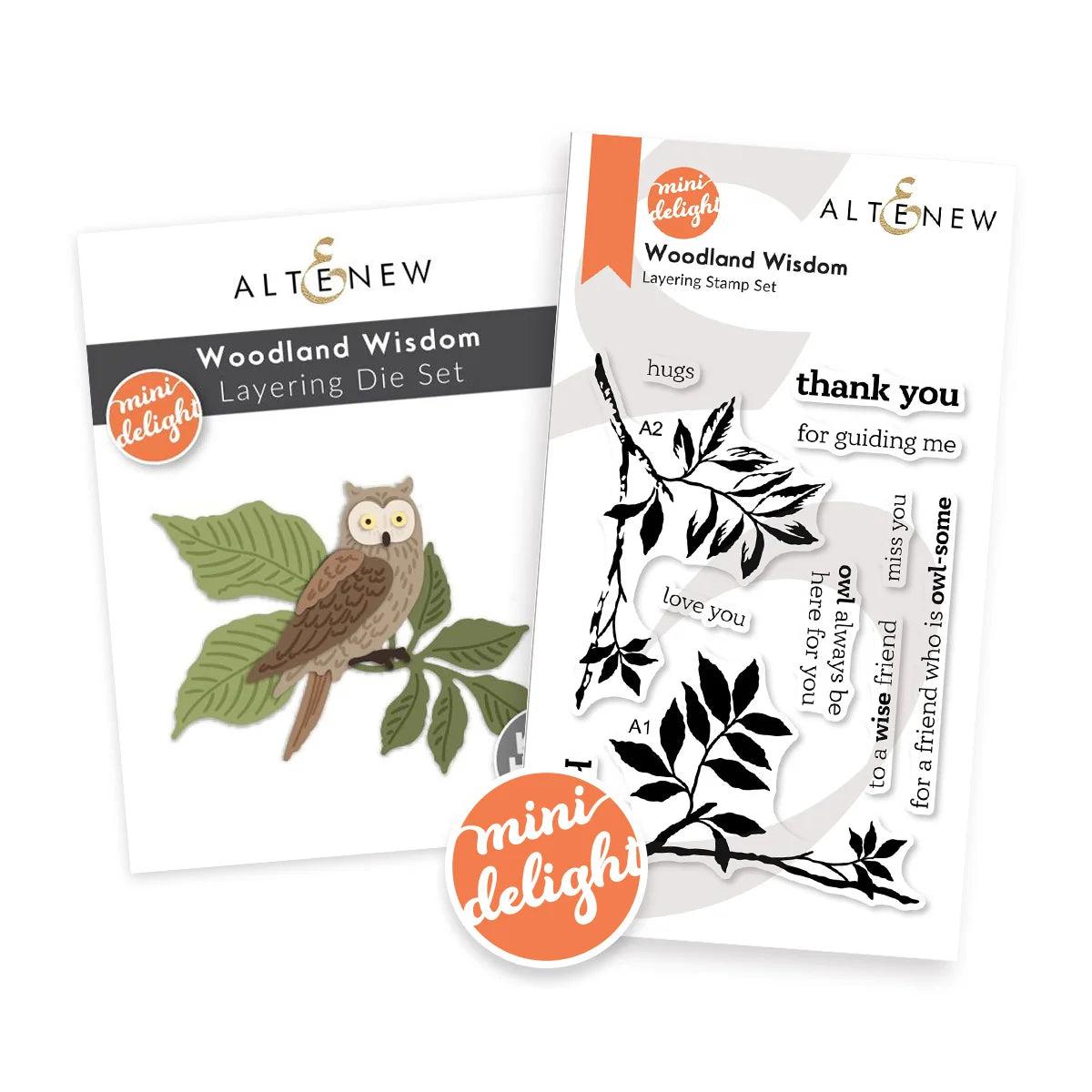Altenew - Clear Stamps &amp; Dies - Mini Delight: Woodland Wisdom-ScrapbookPal
