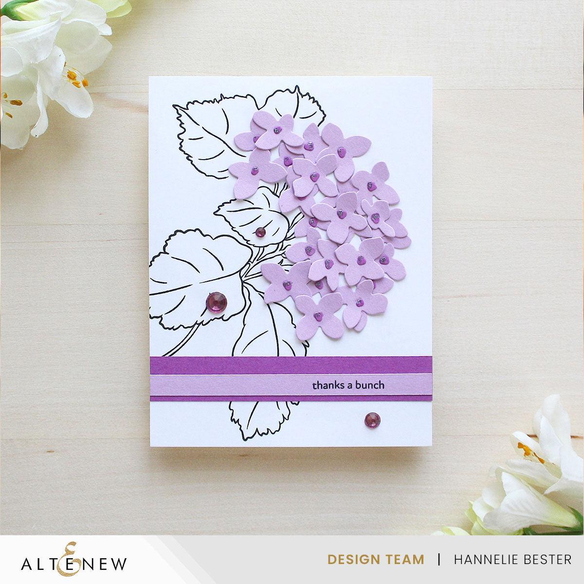 Altenew - Clear Stamps &amp; Dies - Pop-It-Up: Blooming Hydrangea-ScrapbookPal