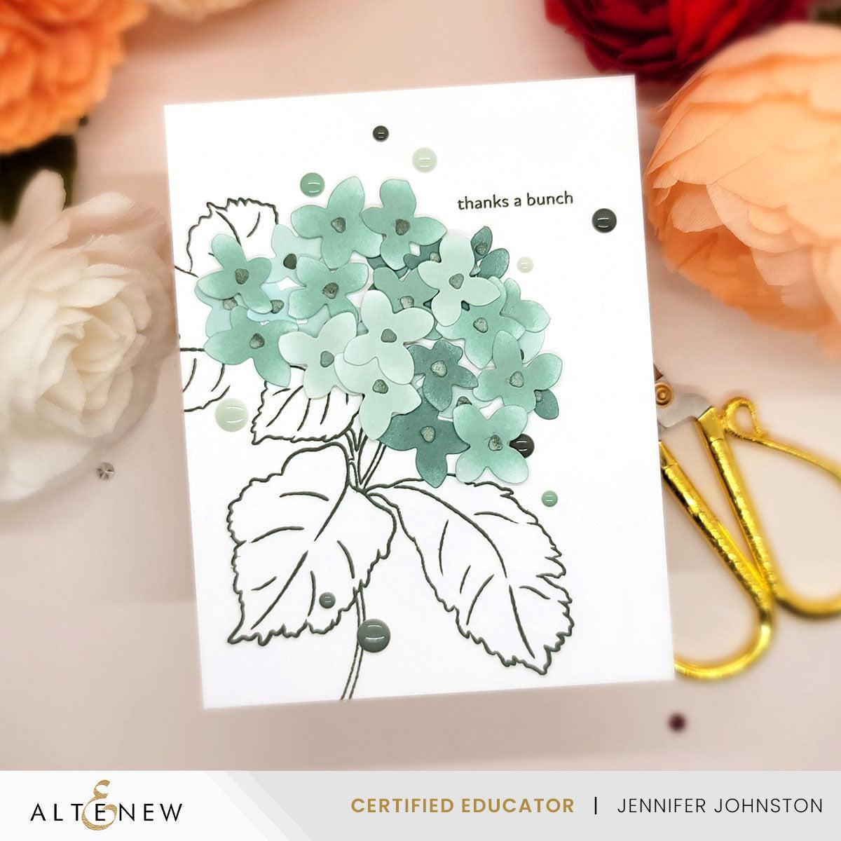 Altenew - Clear Stamps &amp; Dies - Pop-It-Up: Blooming Hydrangea-ScrapbookPal