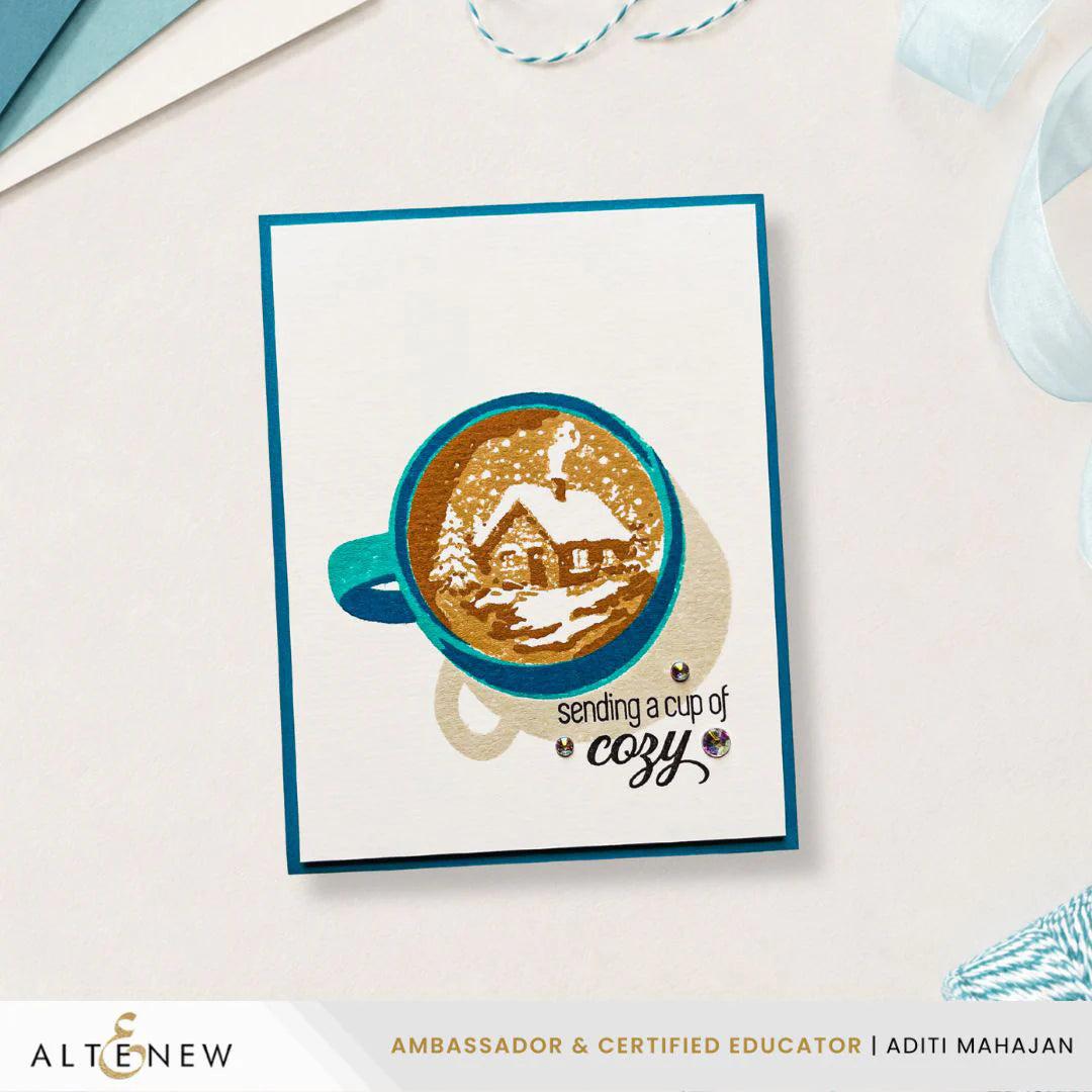 Altenew - Clear Stamps &amp; Dies - Scenes in a Sip-ScrapbookPal