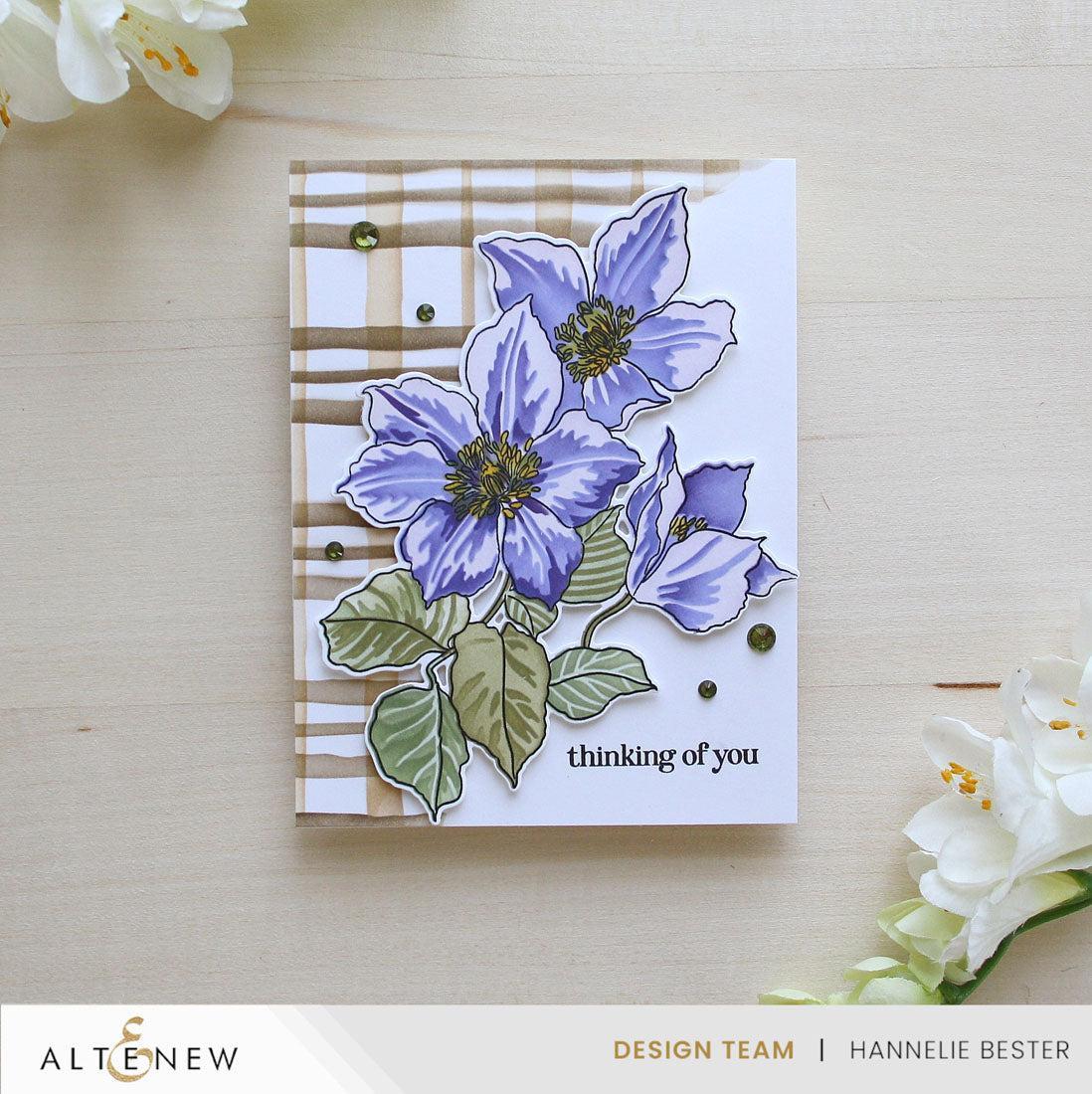 Altenew - Clear Stamps, Dies &amp; Stencils - Build-A-Garden: Climbing Clematis-ScrapbookPal