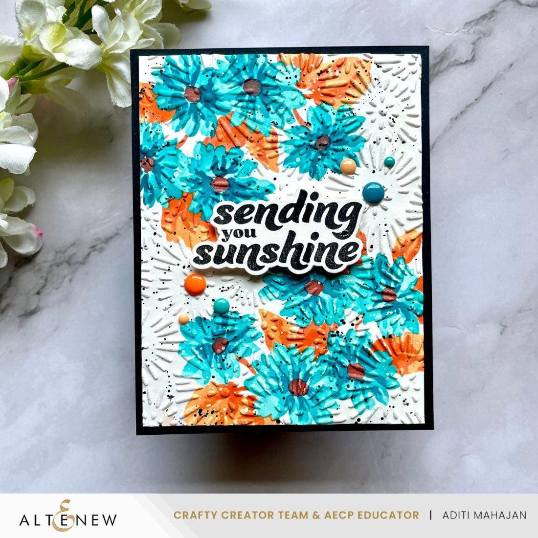 Altenew - Clear Stamps, Dies &amp; Stencils - Build-A-Garden: Radiant Blossoms-ScrapbookPal