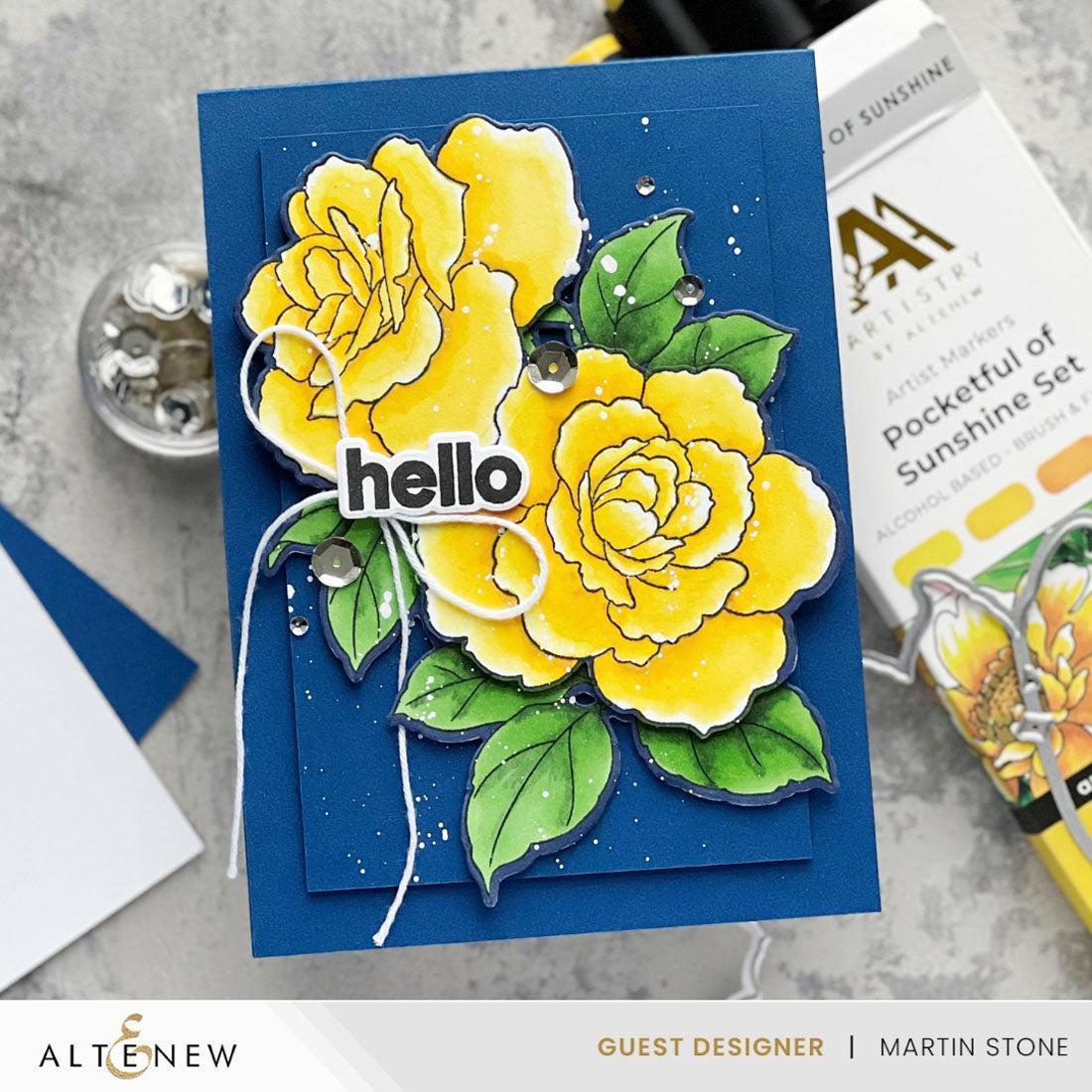 Altenew - Clear Stamps, Dies &amp; Stencils - Build-A-Garden: Rose Reverie-ScrapbookPal