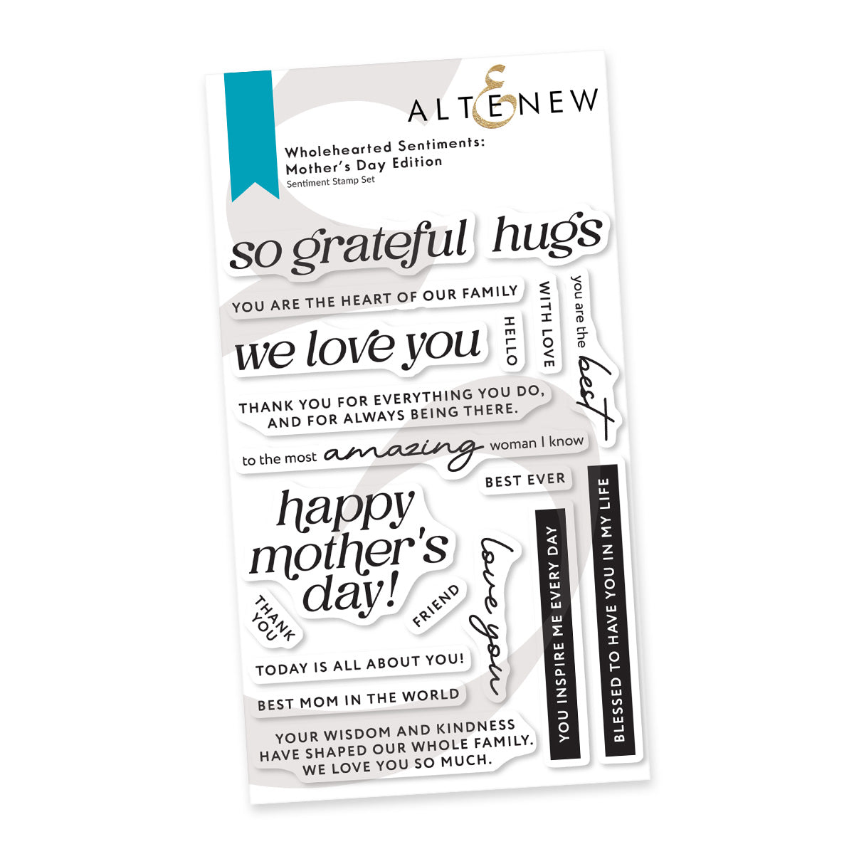 Altenew - Clear Stamps &amp; Dies - Wholehearted Sentiments: Mother’s Day Edition-ScrapbookPal