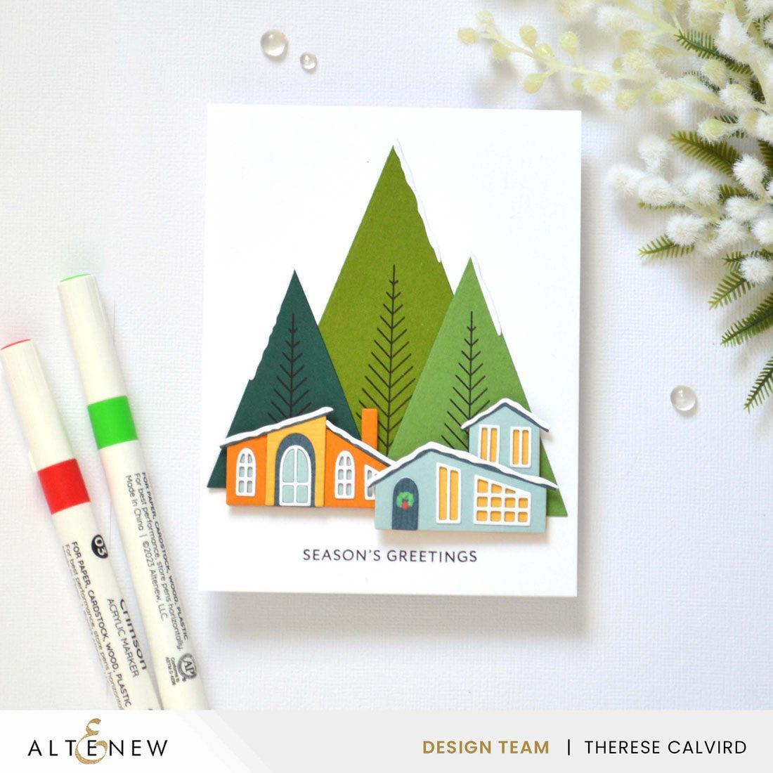 Altenew - Clear Stamps - Festive Triangles-ScrapbookPal