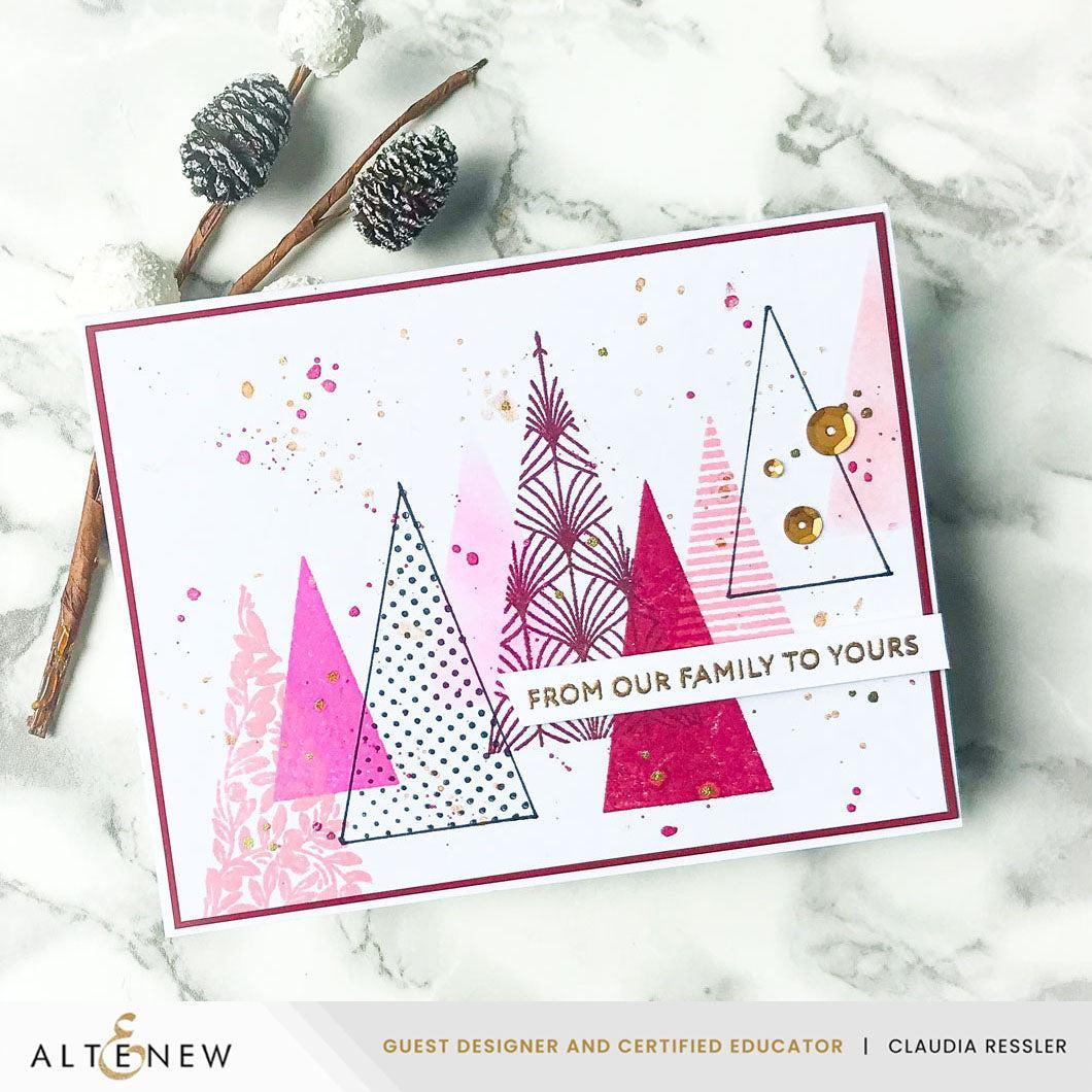 Altenew - Clear Stamps - Festive Triangles-ScrapbookPal