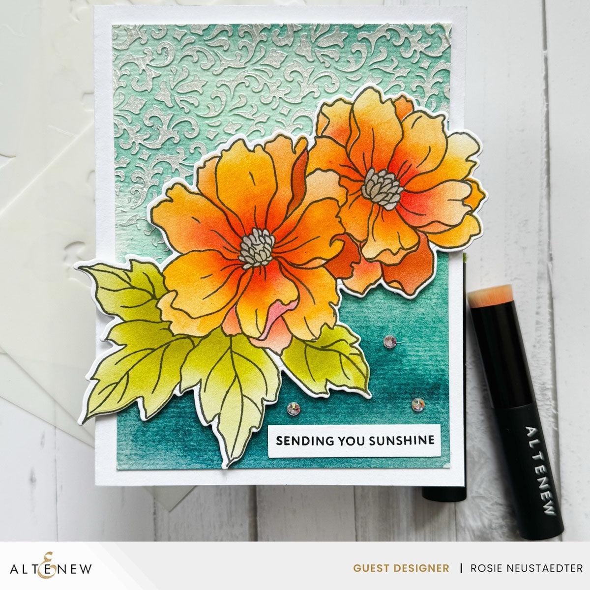 Altenew - Stencils - Flowers & Flourishes-ScrapbookPal