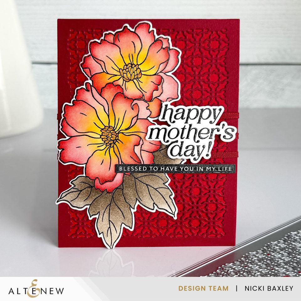 Altenew - Stencils - Flowers & Flourishes-ScrapbookPal