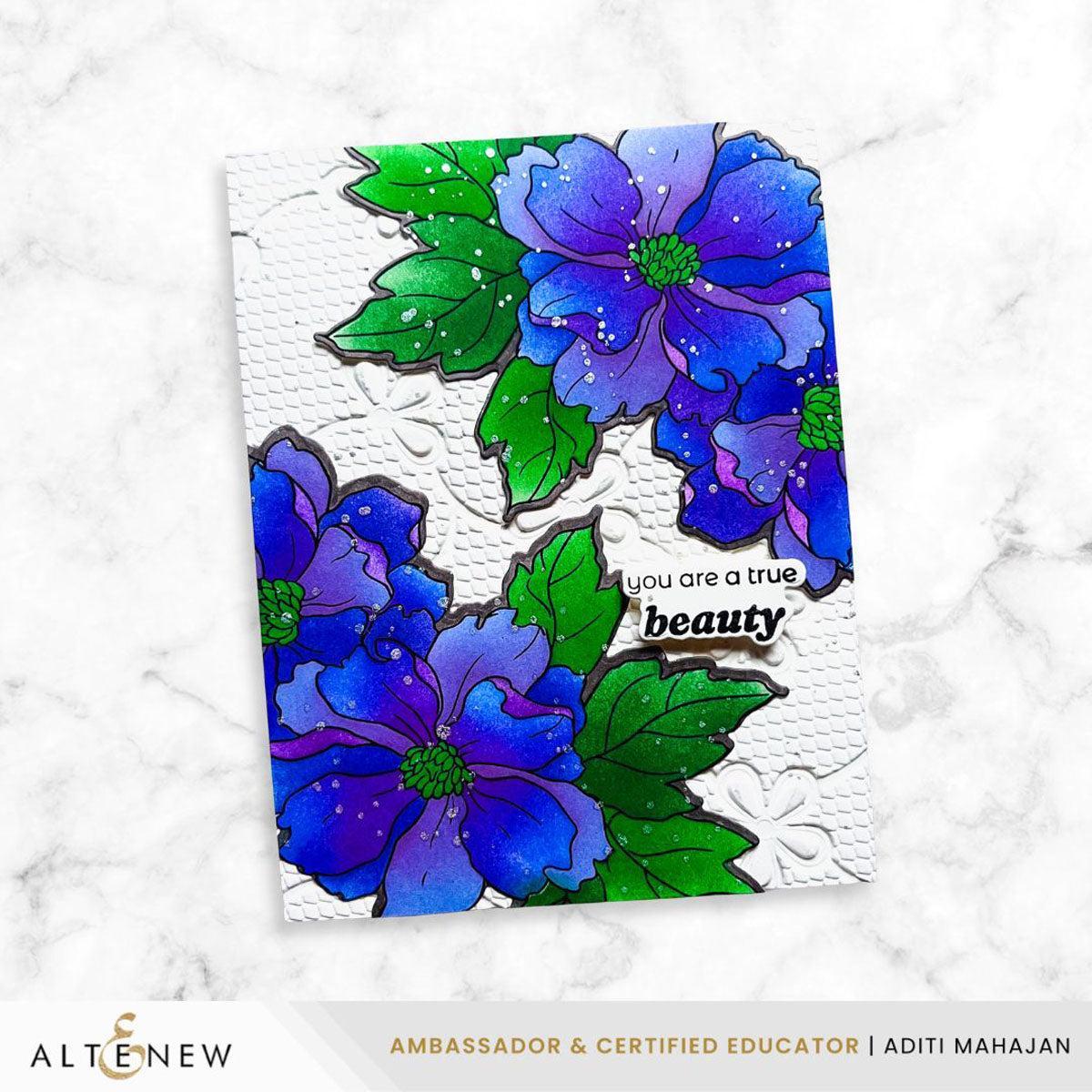 Altenew - Clear Stamps - Flowers & Flourishes-ScrapbookPal