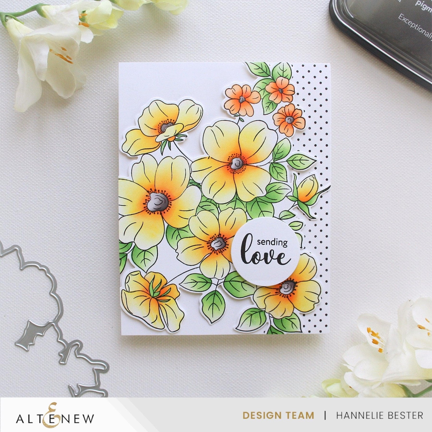 Altenew - Clear Stamps - Flutter &amp; Bloom-ScrapbookPal