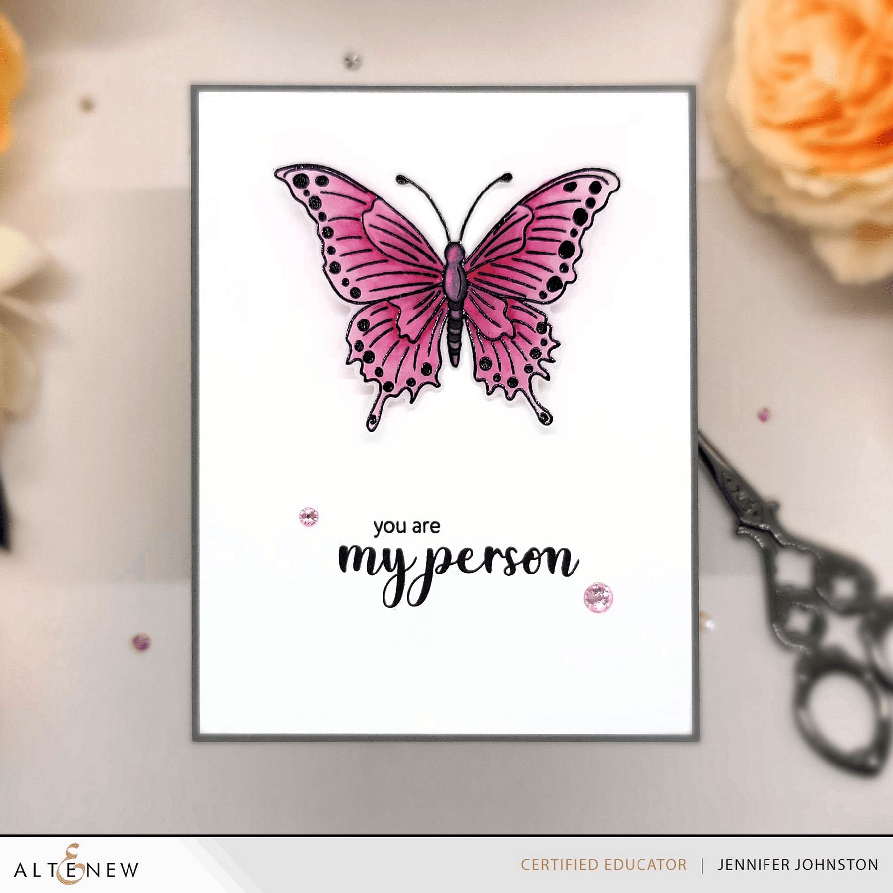 Altenew - Clear Stamps - Flutter &amp; Bloom-ScrapbookPal