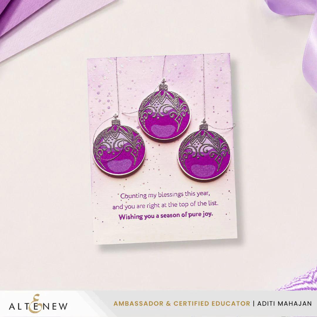 Altenew - Clear Stamps - Holiday Adornments-ScrapbookPal