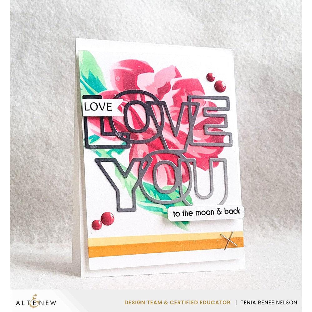 Altenew - Clear Stamps - Love You Sentiments-ScrapbookPal