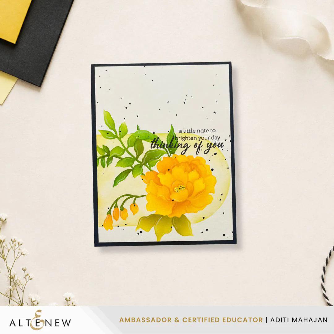 Altenew - Clear Stamps &amp; Stencils - Build-A-Garden: Blossoming Trio-ScrapbookPal