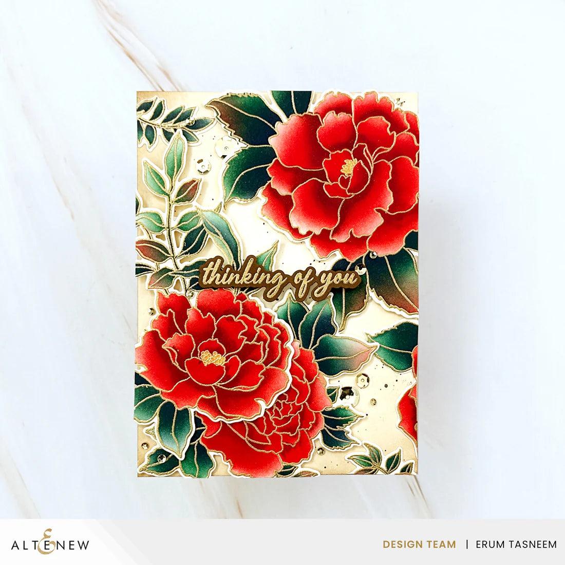 Altenew - Clear Stamps &amp; Stencils - Build-A-Garden: Blossoming Trio-ScrapbookPal