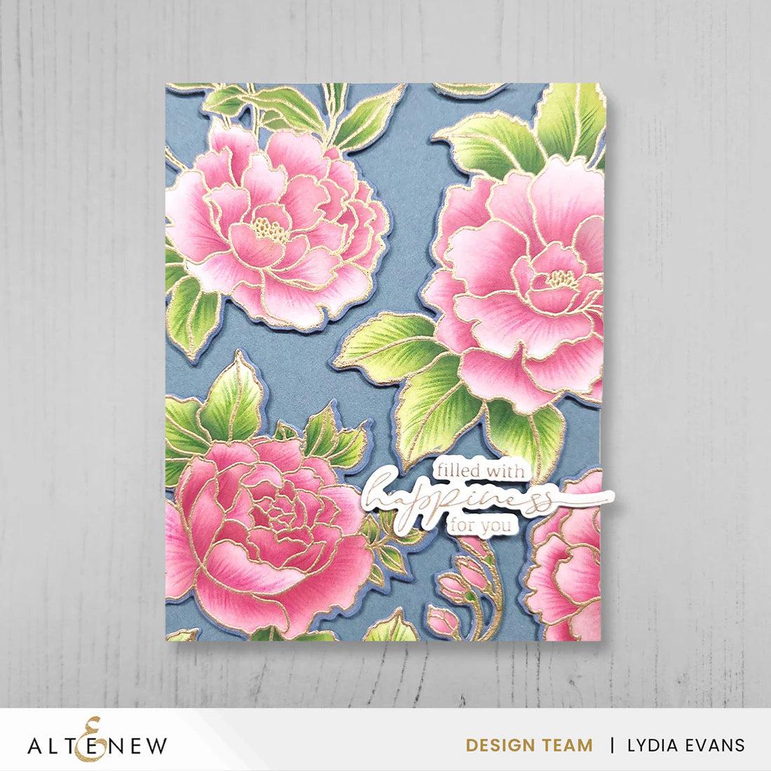 Altenew - Clear Stamps &amp; Stencils - Build-A-Garden: Blossoming Trio-ScrapbookPal