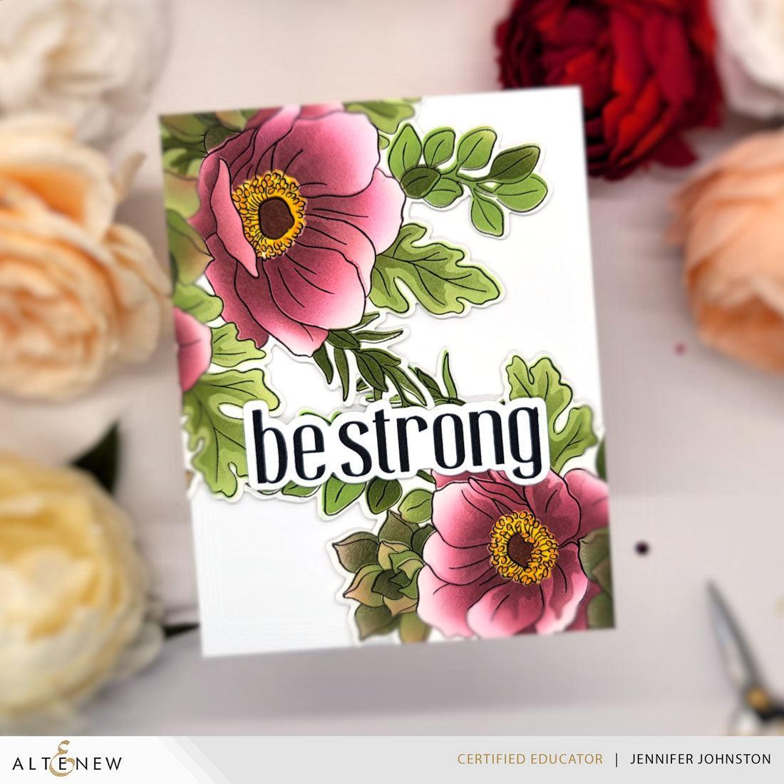 Altenew - Clear Stamps &amp; Stencils - Build-A-Garden: Captivating Floral Swag-ScrapbookPal