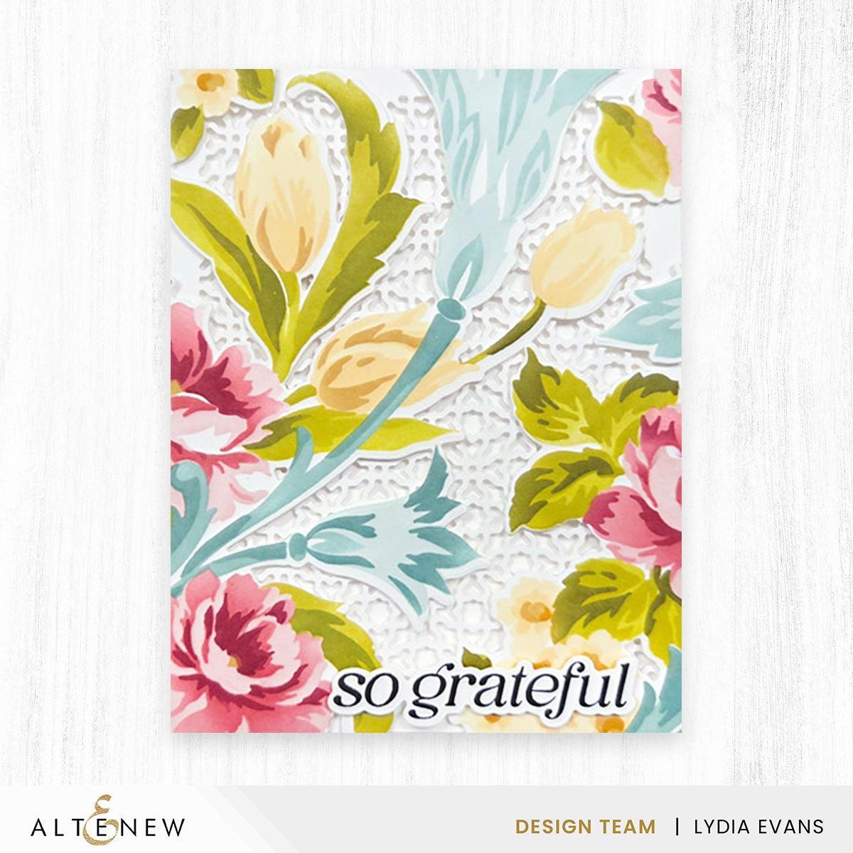 Altenew - Clear Stamps & Stencils - Build-A-Garden: Flourished Flora-ScrapbookPal