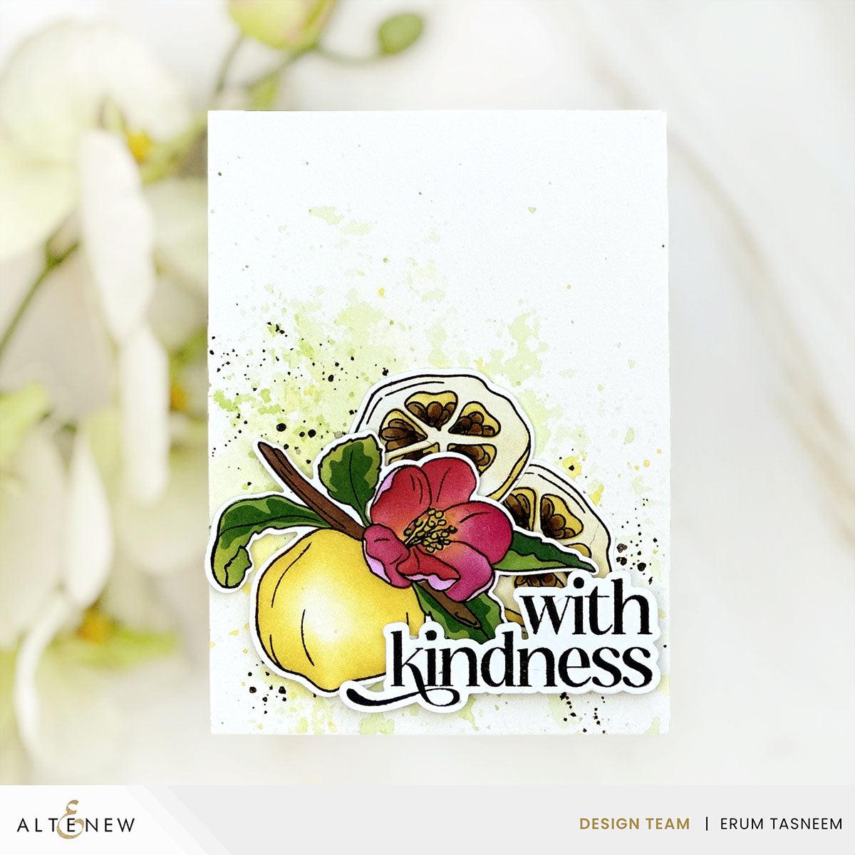 Altenew - Clear Stamps &amp; Stencils - Build-A-Garden: Flowering Quince Bundle-ScrapbookPal