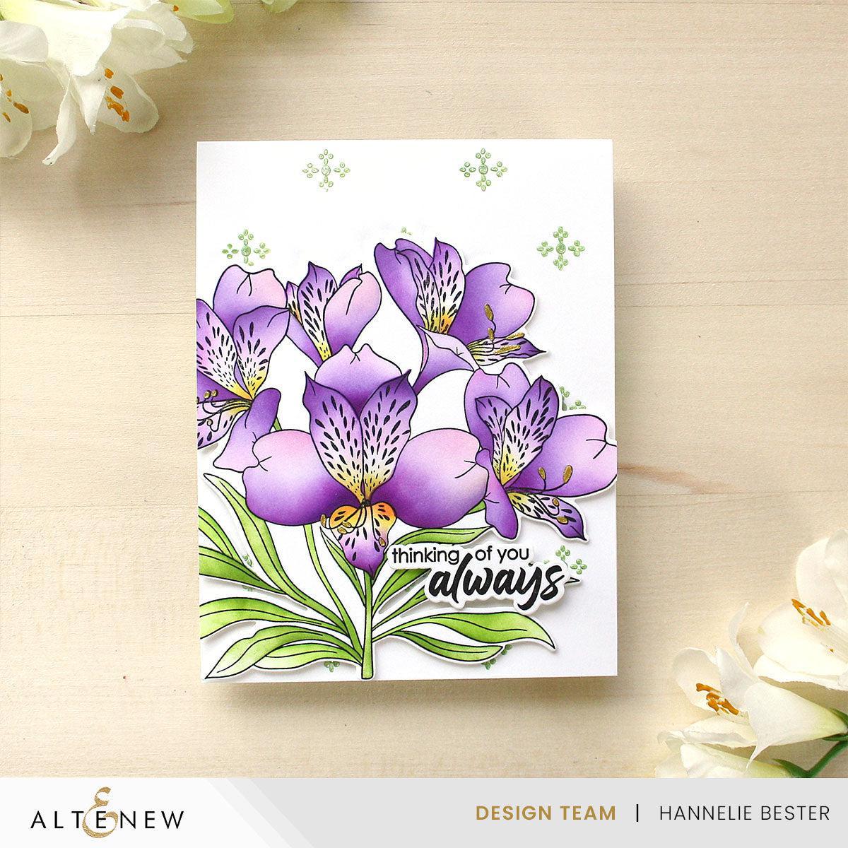 Altenew - Clear Stamps &amp; Stencils - Build-A-Garden: Peruvian Lily-ScrapbookPal