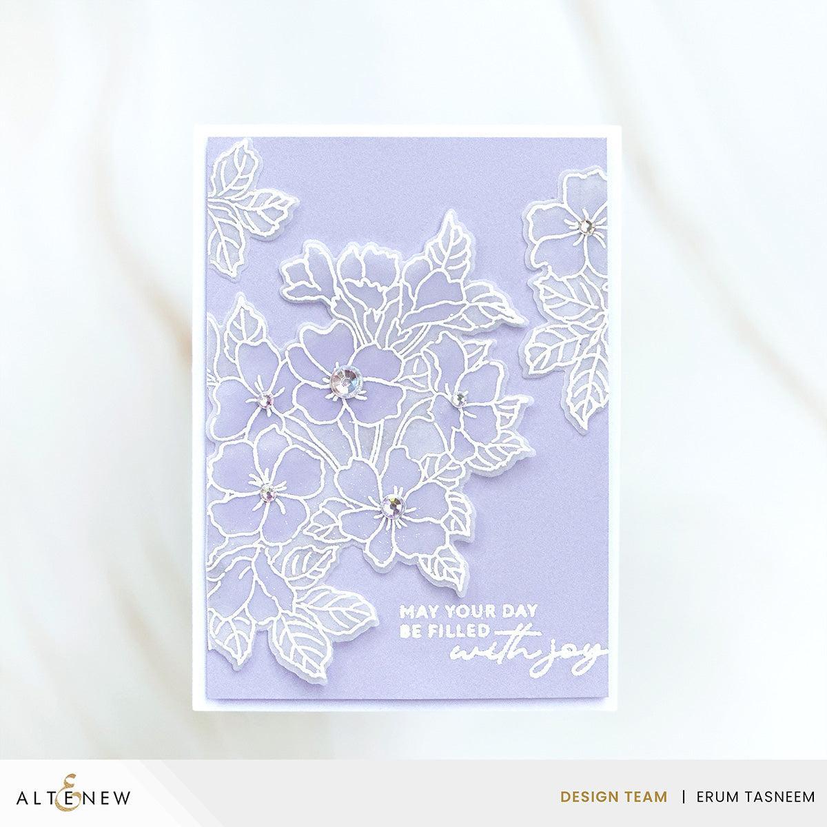 Altenew - Clear Stamps, Stencils, &amp; Dies - Build-A-Garden: Happy Blossoms-ScrapbookPal