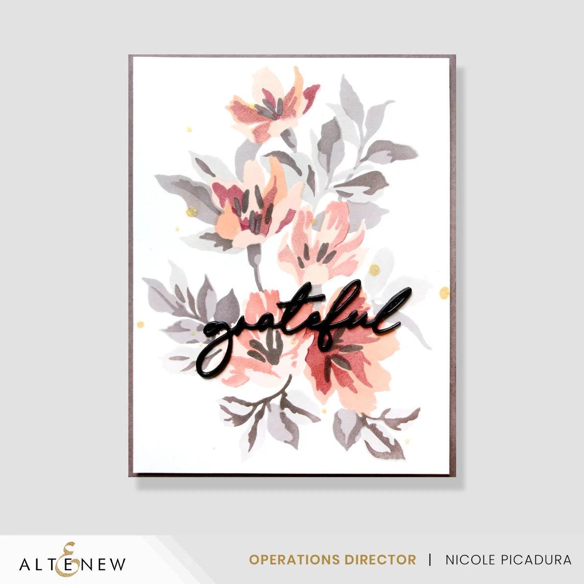 Altenew - Clear Stamps, Stencils &amp; Dies - Build-A-Garden: Harvest Bouquet-ScrapbookPal