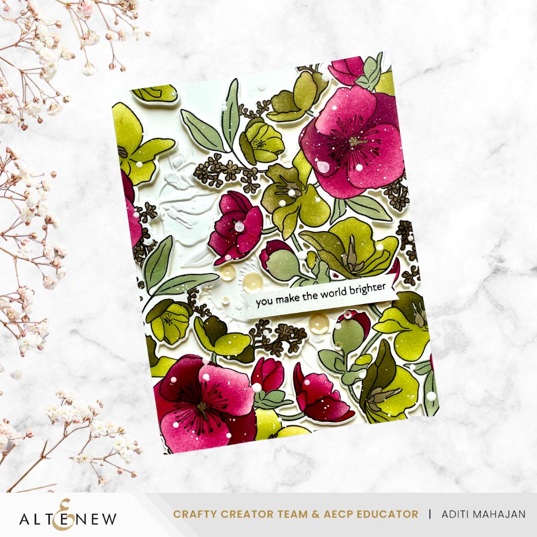 Altenew - Clear Stamps, Stencils &amp; Dies - Build-A-Garden: Hellebore Haven-ScrapbookPal