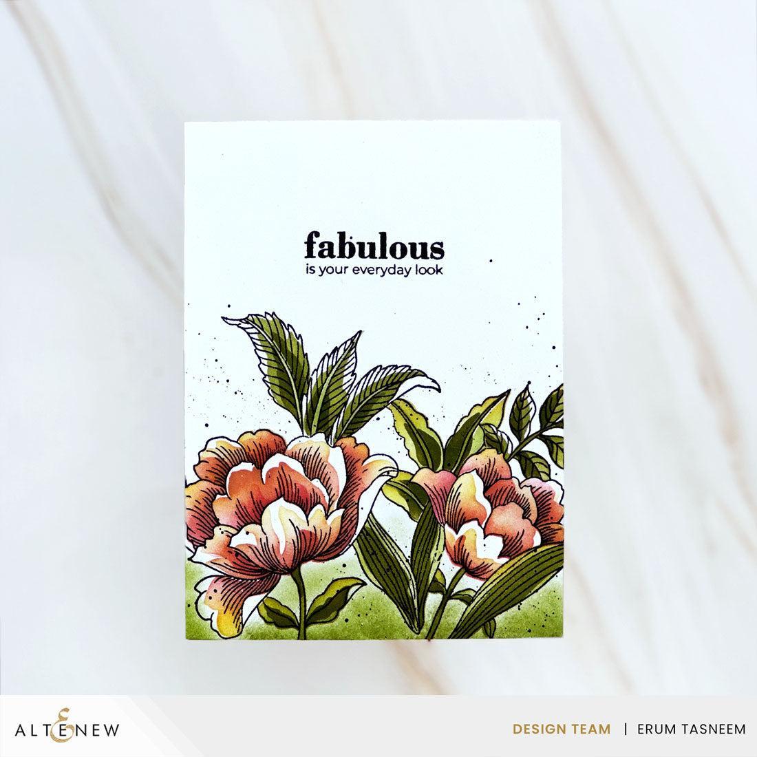 Altenew - Clear Stamps, Stencils &amp; Dies - Build-A-Garden: Posh Petals-ScrapbookPal