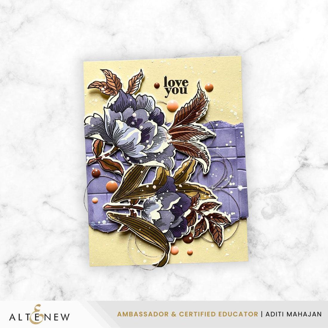Altenew - Clear Stamps, Stencils &amp; Dies - Build-A-Garden: Posh Petals-ScrapbookPal