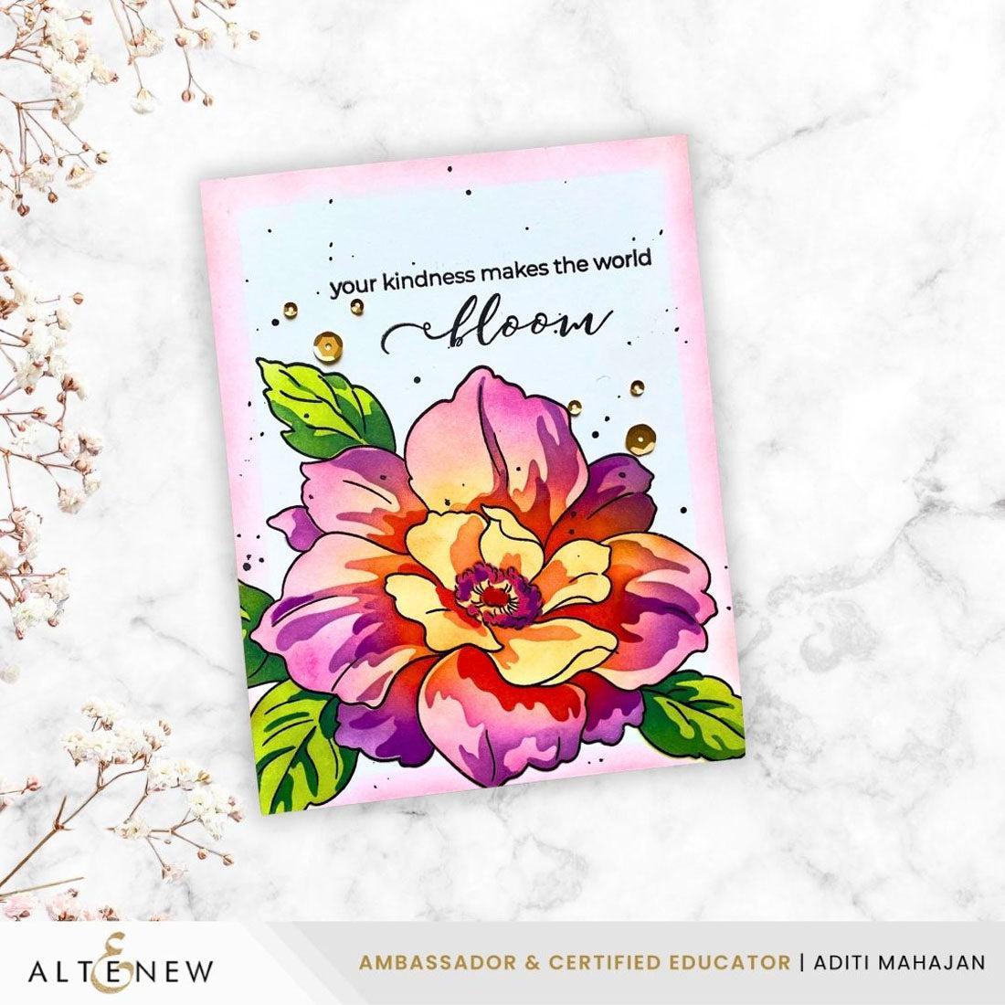 Altenew - Stencils - Twin Blooms-ScrapbookPal