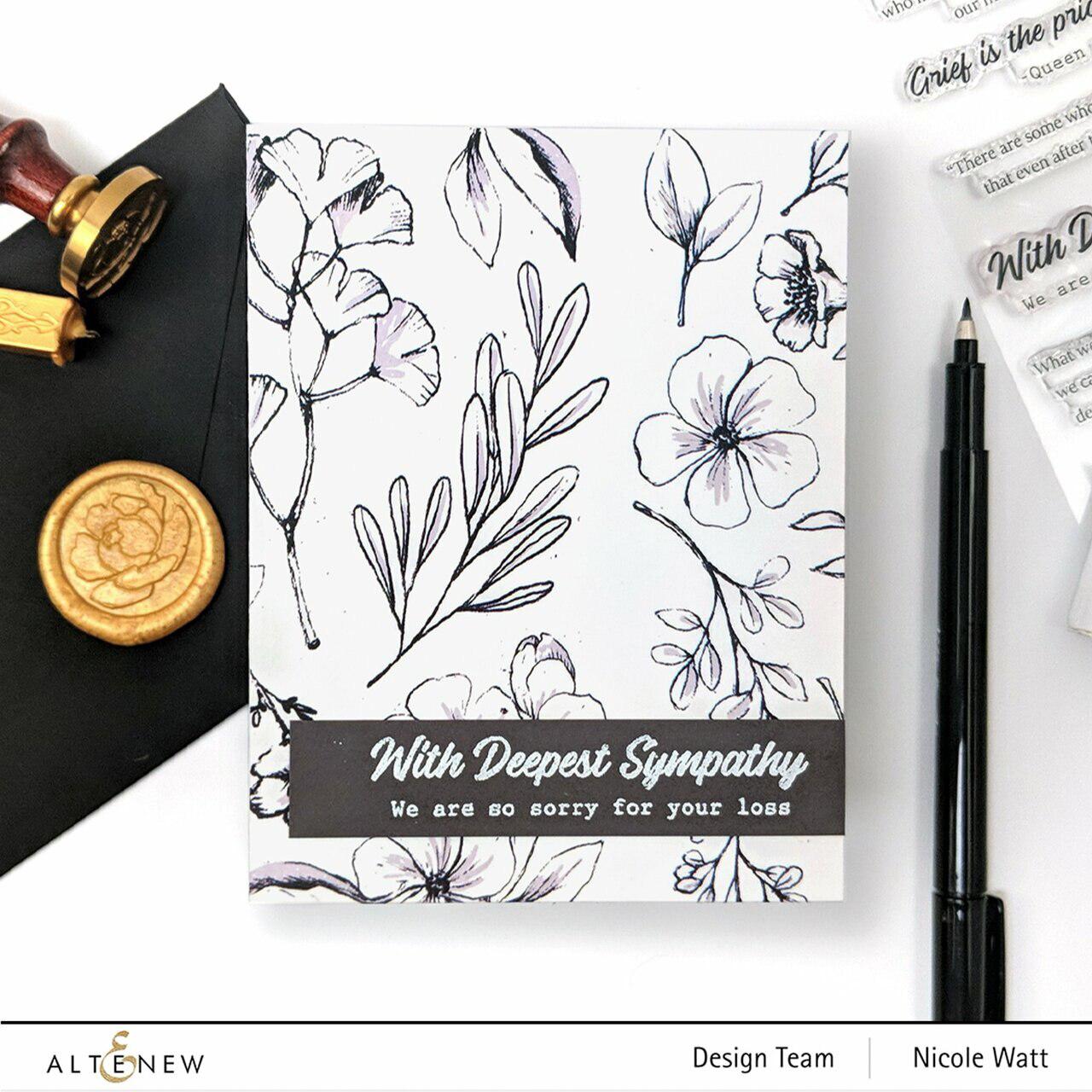 Altenew - Clear Stamps - With Deepest Sympathy-ScrapbookPal