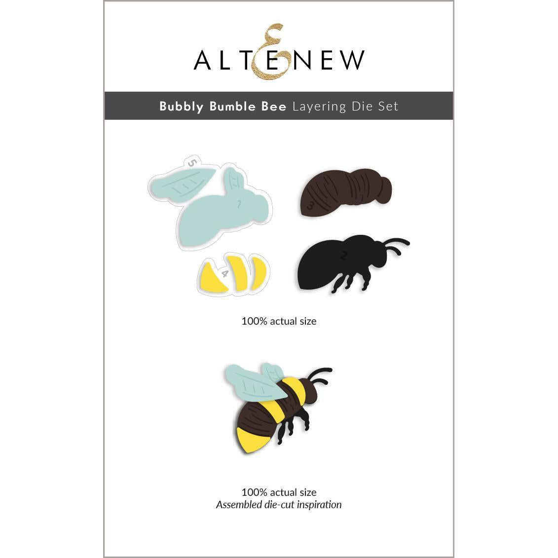 Altenew - Dies - Bubbly Bumble Bee-ScrapbookPal