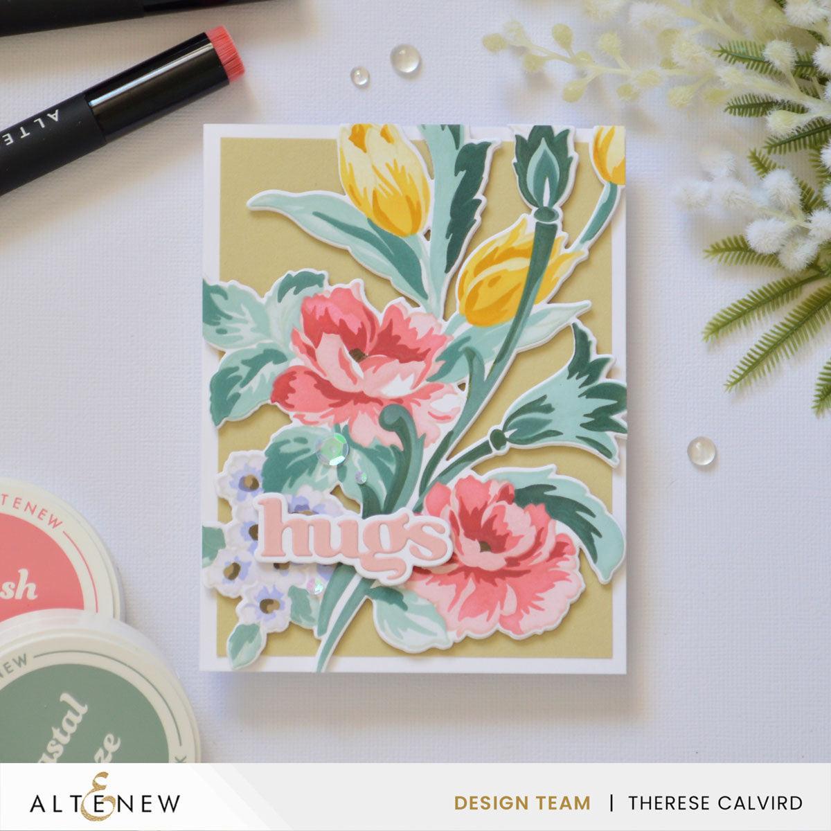 Altenew - Dies - Build-A-Garden: Flourished Flora Add-On-ScrapbookPal
