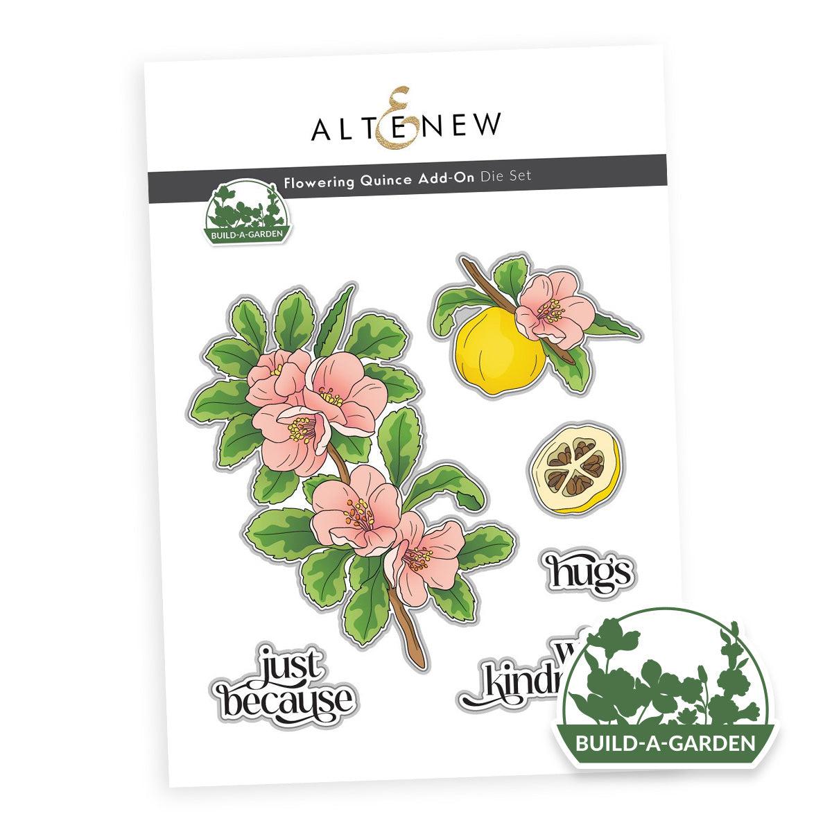 Altenew - Dies - Build-A-Garden: Flowering Quince Add-On-ScrapbookPal