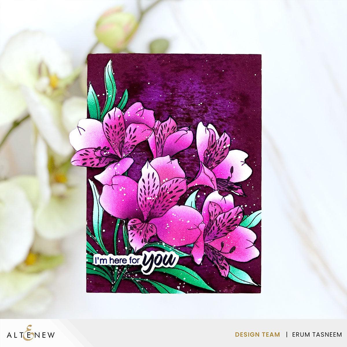 Altenew - Clear Stamps & Stencils - Build-A-Garden: Peruvian Lily-ScrapbookPal