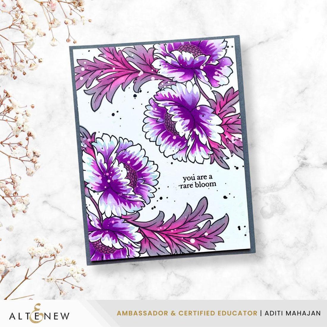 Altenew - Dies - Build-A-Garden: Scripted in Bloom Add-On-ScrapbookPal