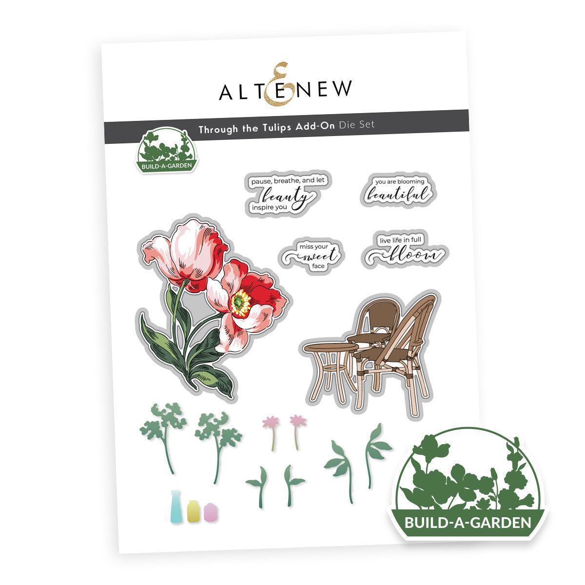 Altenew - Dies - Build-A-Garden: Through the Tulips Add-on-ScrapbookPal