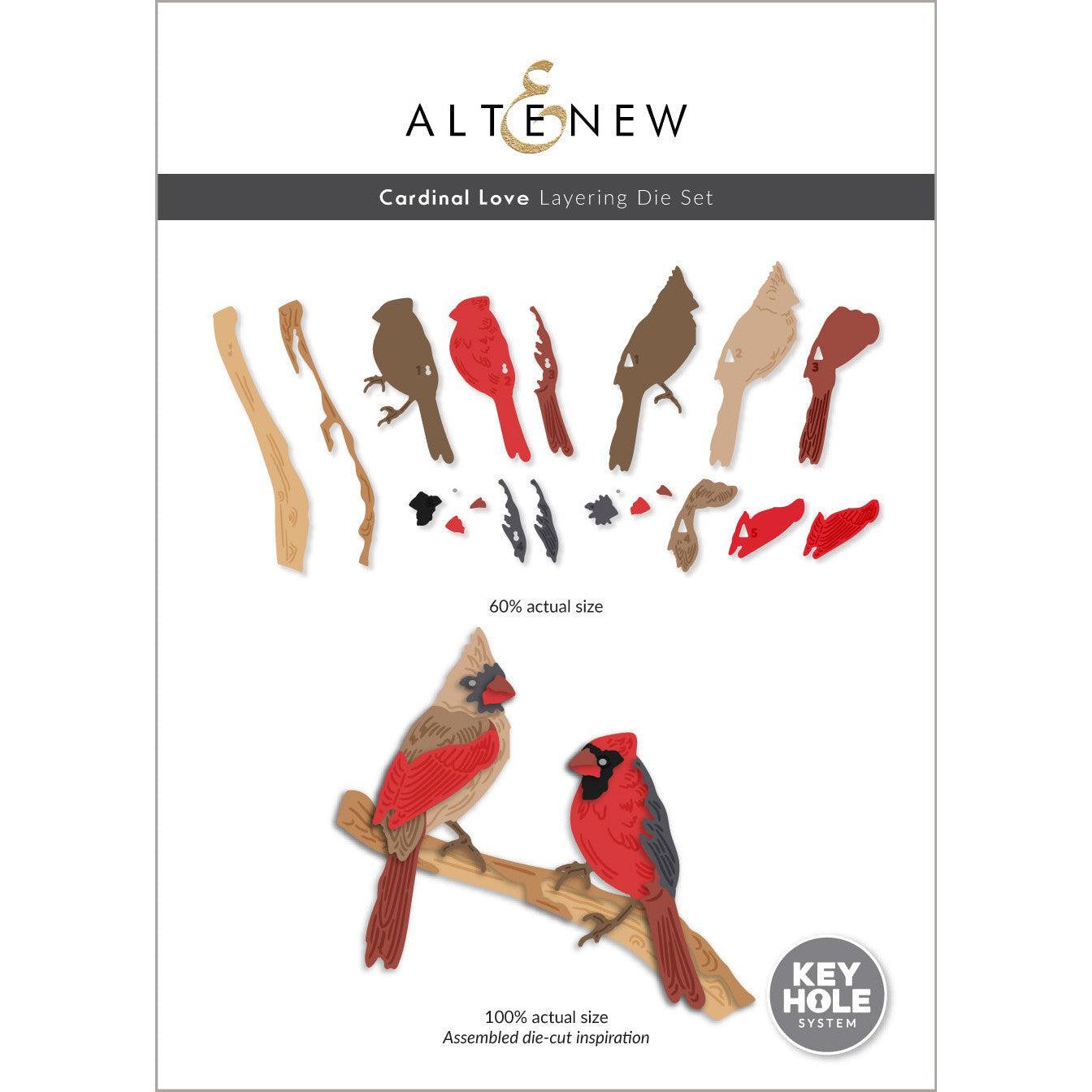 Altenew - Dies - Cardinal Love Layering-ScrapbookPal