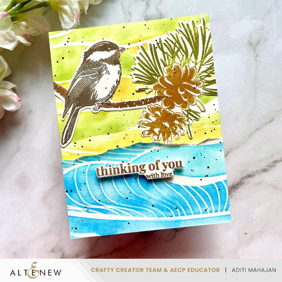 Altenew - Dies - Chickadee Chirps-ScrapbookPal