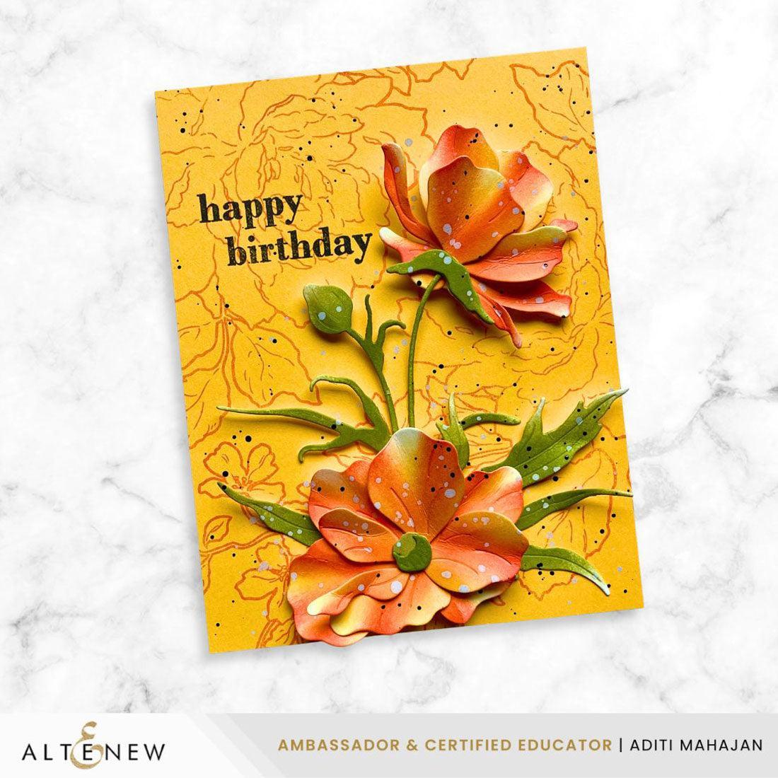 Altenew - Dies - Craft-A-Flower: Butterfly Ranunculus-ScrapbookPal