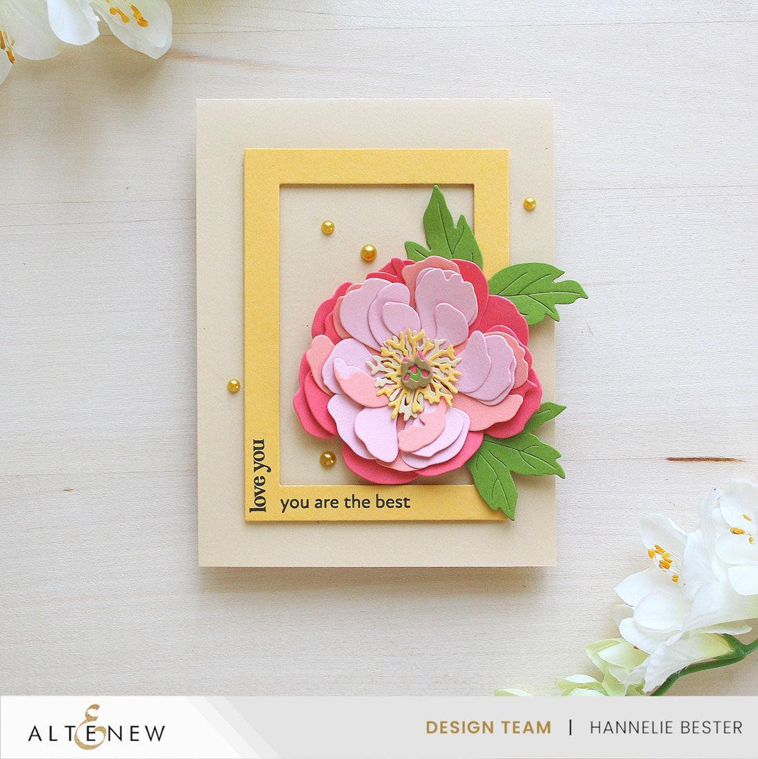 Altenew - Dies - Craft-A-Flower: Coral Charm Peony-ScrapbookPal