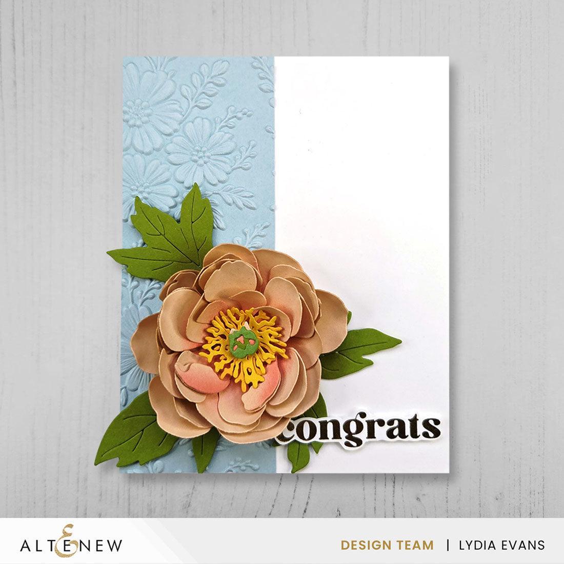 Altenew - Dies - Craft-A-Flower: Coral Charm Peony-ScrapbookPal