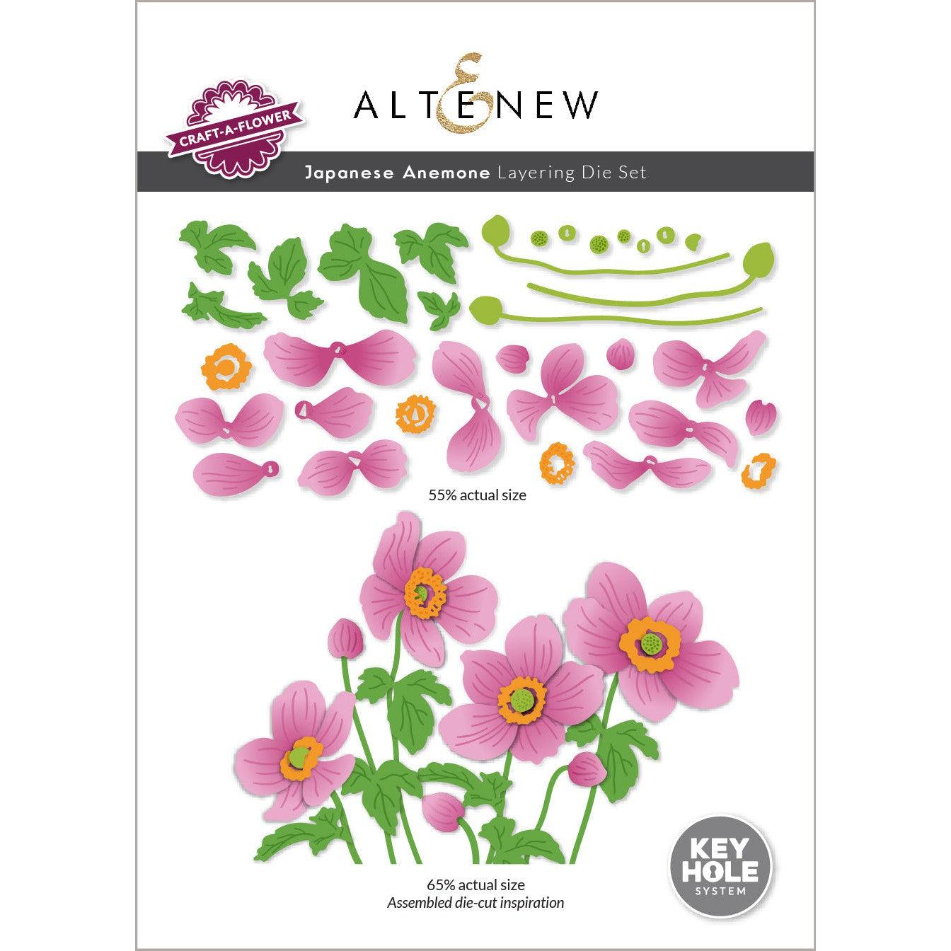 Altenew - Dies - Craft-A-Flower: Japanese Anemone-ScrapbookPal