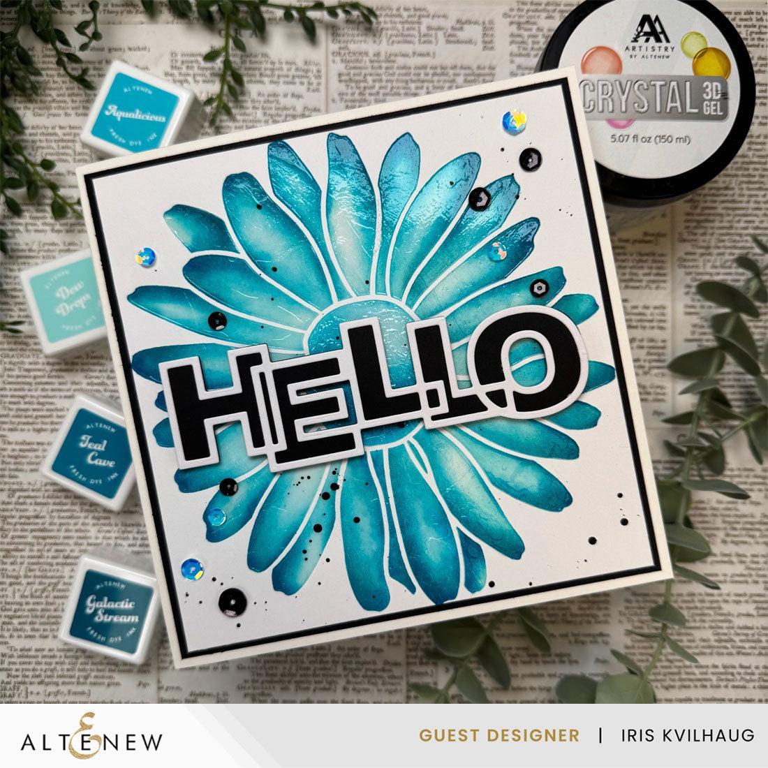 Altenew - Dies - Outlined Hello-ScrapbookPal